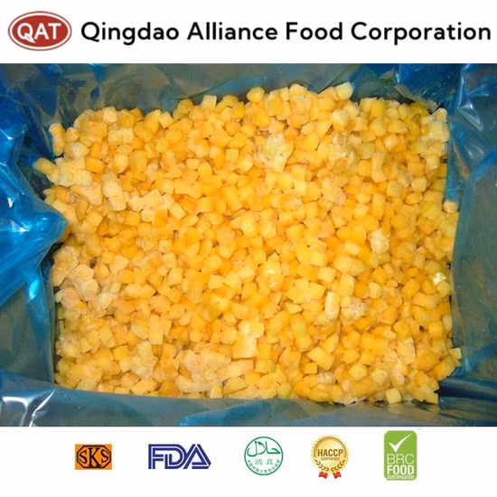 Exportador IQF Atacado Polpa de Fruta a Granel Congelada Carabao Manga